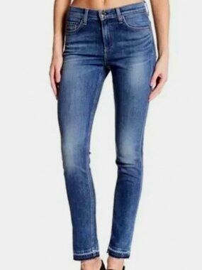 Rag & Bone DRE Slim Straight Jeans Bainbridge Wash Women's Size 29 Made in USA